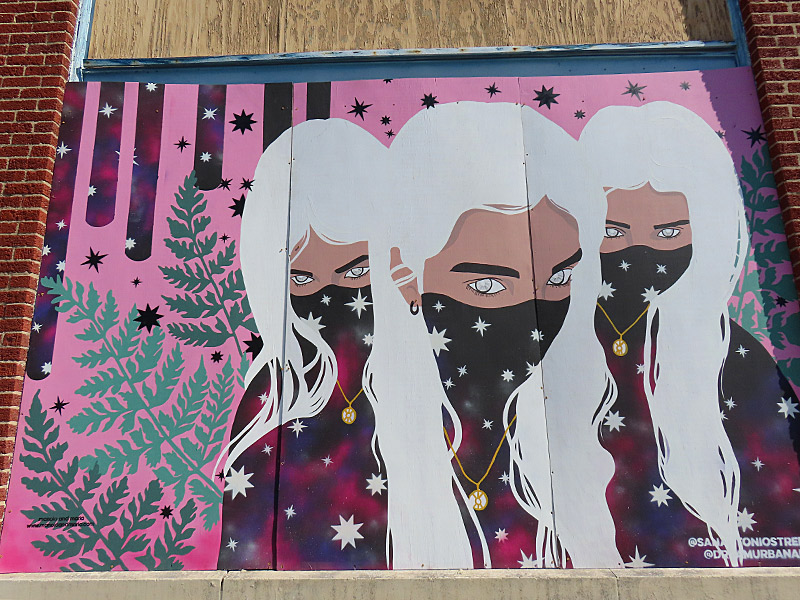 Mural on Chestnut Street near downtown San Antonio on Oct. 13, 2024. - photo by Joe Alexander