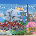 Mural on Chestnut Street near downtown San Antonio on Oct. 13, 2024.