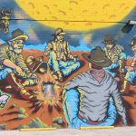 Mural on Chestnut Street near downtown San Antonio on Oct. 13, 2024.
