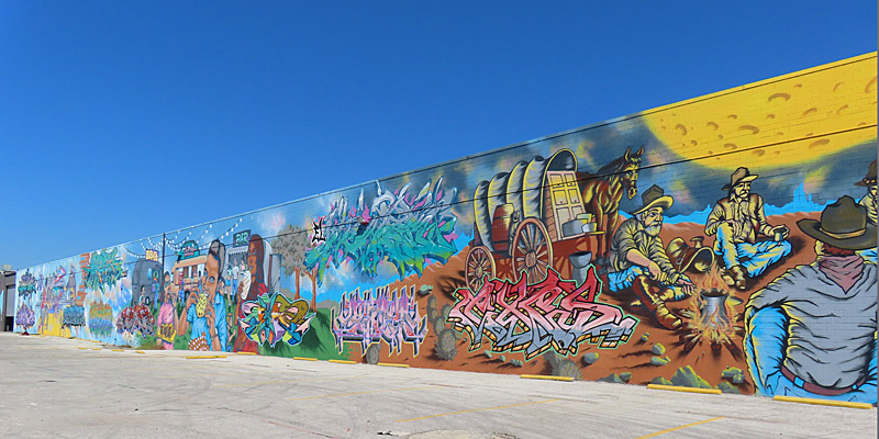 Mural on Chestnut Street near downtown San Antonio on Oct. 13, 2024. - photo by Joe Alexander