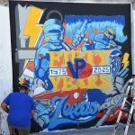 The second day of ESX ART Paint Jam 6 at Essex Modern City in San Antonio on Sunday, Oct. 6, 2024. - photo by Joe Alexander