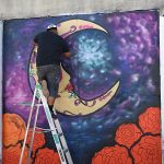 The second day of ESX ART Paint Jam 6 at Essex Modern City in San Antonio on Sunday, Oct. 6, 2024. - photo by Joe Alexander