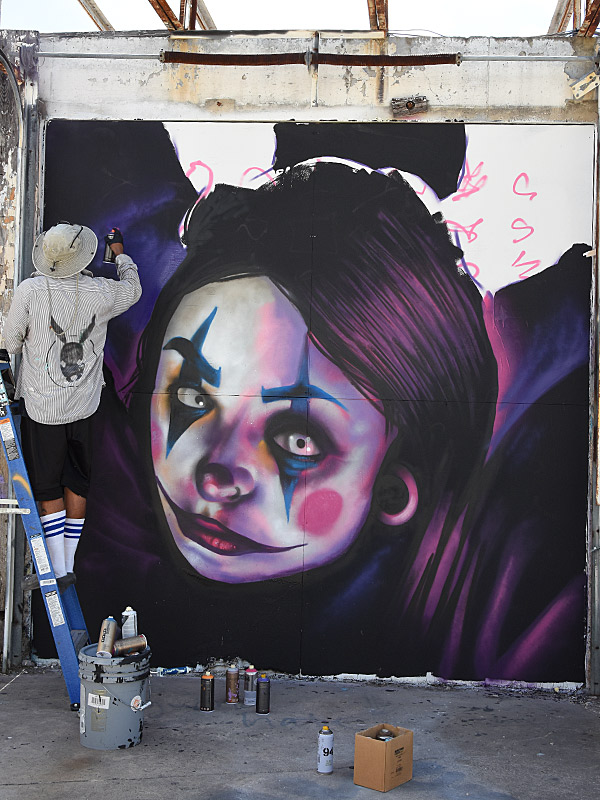 The second day of ESX ART Paint Jam 6 at Essex Modern City in San Antonio on Sunday, Oct. 6, 2024.