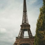 The Eiffel Tower in Paris, France in spring 2000. - photo by Joe Alexander