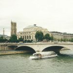 The River Seine in Paris, France in spring 2000. - photo by Joe Alexander