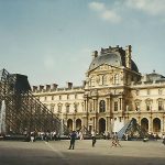 Louvre in Paris, France in spring 2000. - photo by Joe Alexander