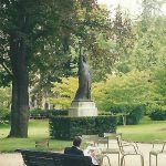 Jardin du Luxembourg in Paris, France in spring 2000. - photo by Joe Alexander