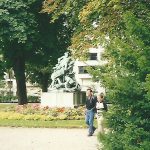Jardin du Luxembourg in Paris, France in spring 2000. - photo by Joe Alexander