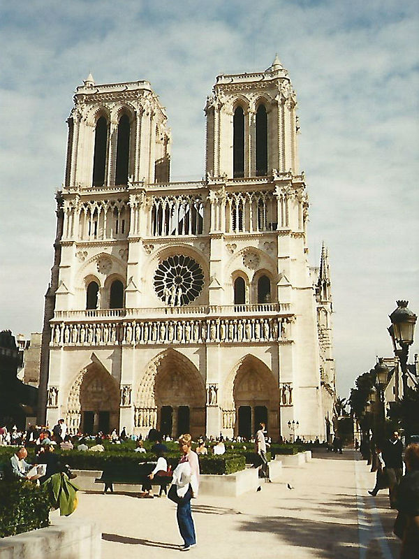 Notre Dame Cathedral in Paris in 2000. - photo by Joe Alexander