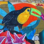 Mural art in the Wynwood neighborhood of Miami, Florida.