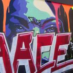 Mural art in the Wynwood neighborhood of Miami, Florida.