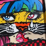 Mural art in the Wynwood neighborhood of Miami, Florida.
