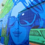 Mural art in the Wynwood neighborhood of Miami, Florida.