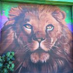 Mural art in the Wynwood neighborhood of Miami, Florida.