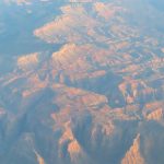 View of the Grand Canyon a few minutes before landing on a morning flight to Las Vegas. - photo by Joe Alexander