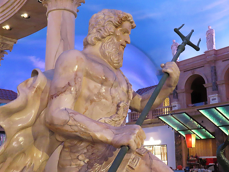 Fountain of the Gods at the Forum Shops at Caesars Palace on the Las Vegas Strip. - photo b y Joe Alexander