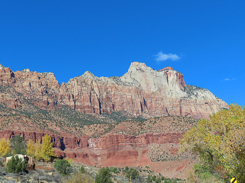As you get close to Zion National Park, the landscape gives you an idea of what lies ahead. This is in southern Utah not far from the park. - photo by Joe Alexander, all rights reserved