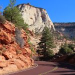 Fall colors in Zion National Park in southwestern Utah in November 2023. – photo by Joe Alexander, all rights reserved