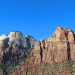 Fall colors in Zion National Park in southwestern Utah in November 2023. – photo by Joe Alexander, all rights reserved