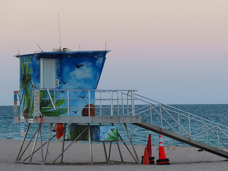 The beach just north of Las Olas Boulevard at Fort Lauderdale Beach, Florida, in April 2025. - photo by Joe Alexander