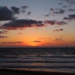 View of the sunrise over the Atlantic Ocean from Fort Lauderdale Beach, Florida. - photo by Joe Alexander