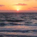 View of the sunrise over the Atlantic Ocean from Fort Lauderdale Beach, Florida. - photo by Joe Alexander