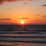 View of the sunrise over the Atlantic Ocean from Fort Lauderdale Beach, Florida. - photo by Joe Alexander