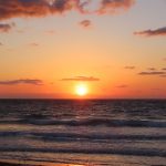 View of the sunrise over the Atlantic Ocean from Fort Lauderdale Beach, Florida. - photo by Joe Alexander