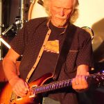 Jimmy Spacek, Ruben V and friends on Saturday night at Texas Pride Barbecue in Adkins, Texas. - photo by Joe Alexander