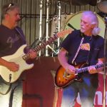 Jimmy Spacek, Ruben V and friends on Saturday night, May 10, 2025, at Texas Pride Barbecue in Adkins, Texas. - photo by Joe Alexander
