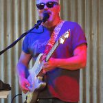 Jimmy Spacek, Ruben V and friends on Saturday night, May 10, 2025, at Texas Pride Barbecue in Adkins, Texas. - photo by Joe Alexander