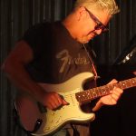 Jimmy Spacek, Ruben V and friends on Saturday night, May 10, 2025, at Texas Pride Barbecue in Adkins, Texas. - photo by Joe Alexander
