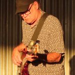 Jimmy Spacek, Ruben V and friends on Saturday night, May 10, 2025, at Texas Pride Barbecue in Adkins, Texas. - photo by Joe Alexander