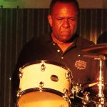Jimmy Spacek, Ruben V and friends on Saturday night, May 10, 2025, at Texas Pride Barbecue in Adkins, Texas. - photo by Joe Alexander