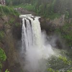 Snoqualmie Falls on the Snoqualmie River in western Washington state about 35 miles east of Seattle in May, 2027. - photo by Joe Alexander