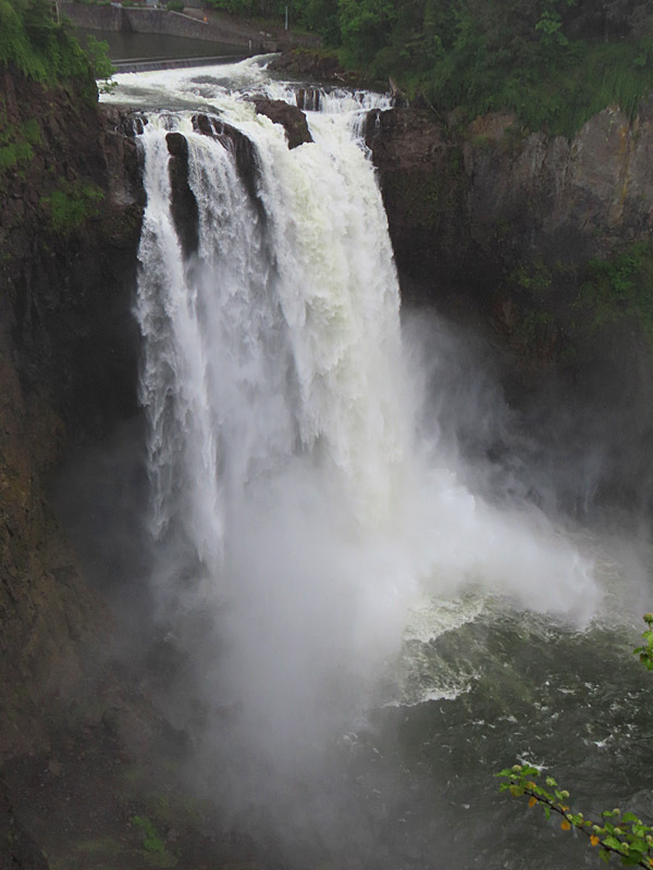 Snoqualmie Falls on the Snoqualmie River in western Washington state about 35 miles east of Seattle in May, 2027. - photo by Joe Alexander