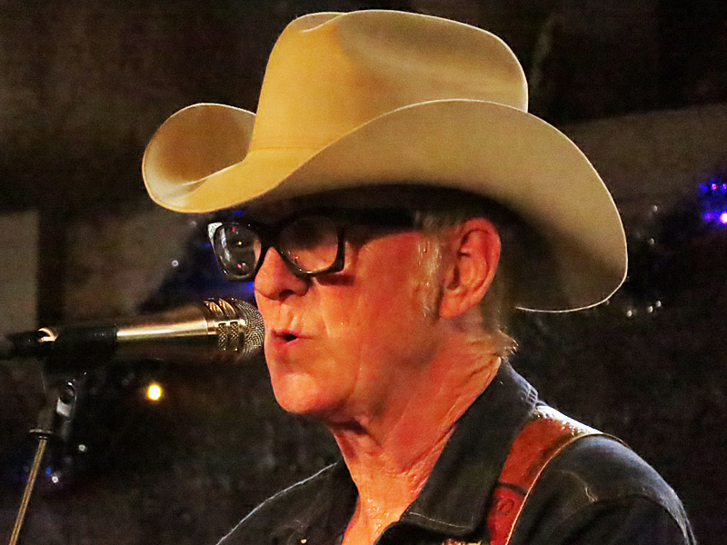 Lead singer Kevin Geil of Two Tons of Steel at Devil's Backbone Tavern near Fischer, Texas, on Sunday, May 4, 2025. - photo by Joe Alexander