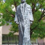 Thurgood Marshall statue in the Inner Harbor area of Baltimore. - photo by Joe Alexander