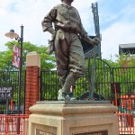Babe Ruth statue outside Oriole Park at Camden Yards. - photo by Joe Alexander