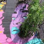 Public art on the east side of Austin, Texas.