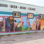 Public art on the east side of Austin, Texas.