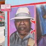 Public art on the east side of Austin, Texas.