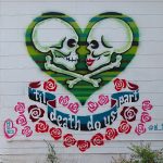 Public art on the east side of Austin, Texas.