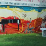 Public art on the east side of Austin, Texas.