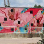 Public art on the east side of Austin, Texas.