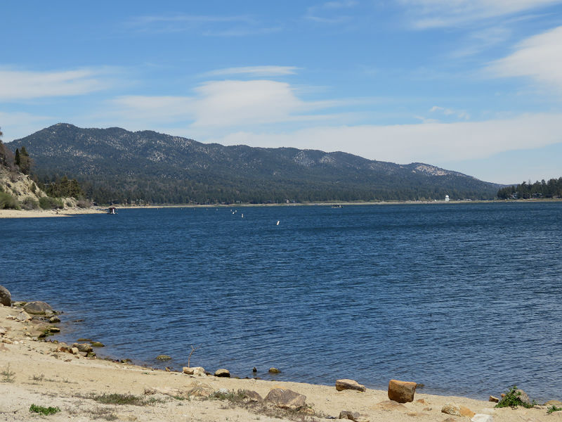 Big Bear Lake is in the San Bernardino Mountains of Southern California. – photos by Joe Alexander