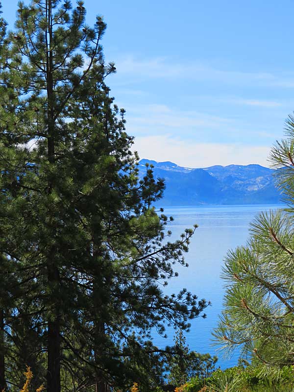 A view of Lake Tahoe from the southeast shore on the California side. - photo by Joe Alexander
