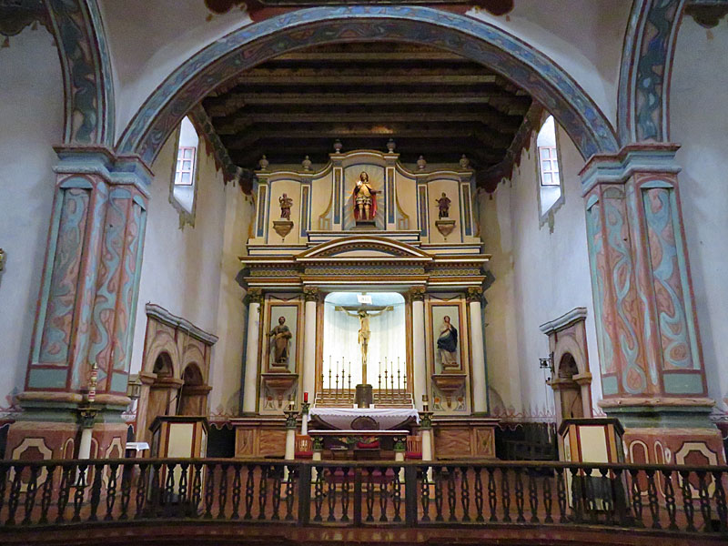 Mission San Luis Rey de Francia is the largest of the Spanish missions in California. It is located near Oceanside, California, north of San Diego. – photos by Joe Alexander