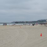 Pacific Beach is north of the inlets of San Diego Bay and Mission Bay. It has long been a haven for Southern California vacationers and surfers. – photos by Joe Alexander