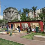 Pershing Square in downtown Los Angeles, California is the home of concerts, art exhibits and other cultural events. – photo by Joe Alexander